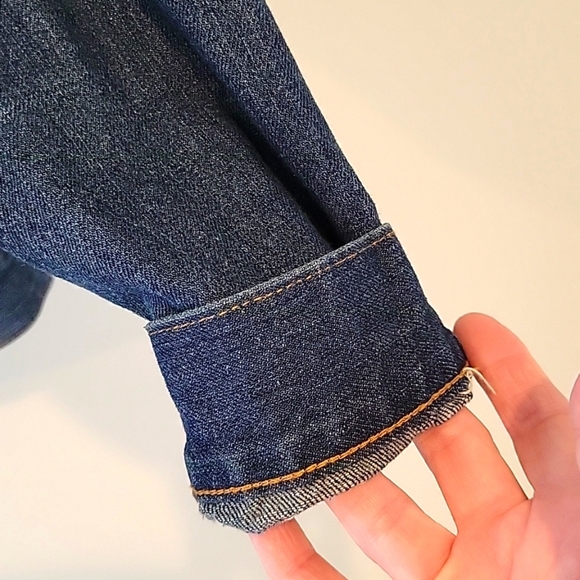 Carbon Garage Style Vintage Trucker Jean Jacket Sz Small Classic Fit - Picture 6 of 9